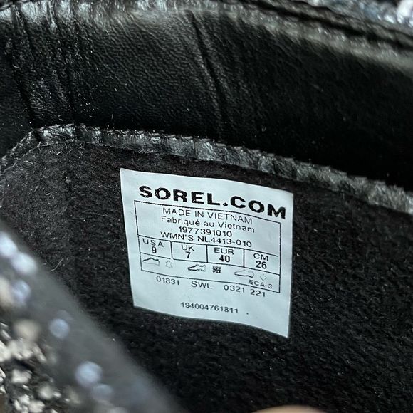 Sorel Lennox Lace Cozy Waterproof Leather Ankle Booties 9 NEW - Picture 6 of 7